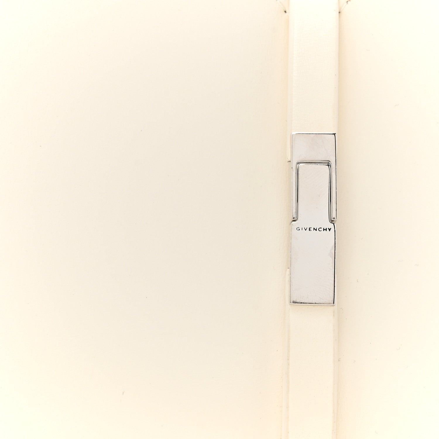 Givenchy Box Calfskin Mini Cut Out Shoulder Bag Ivory 8 of 14