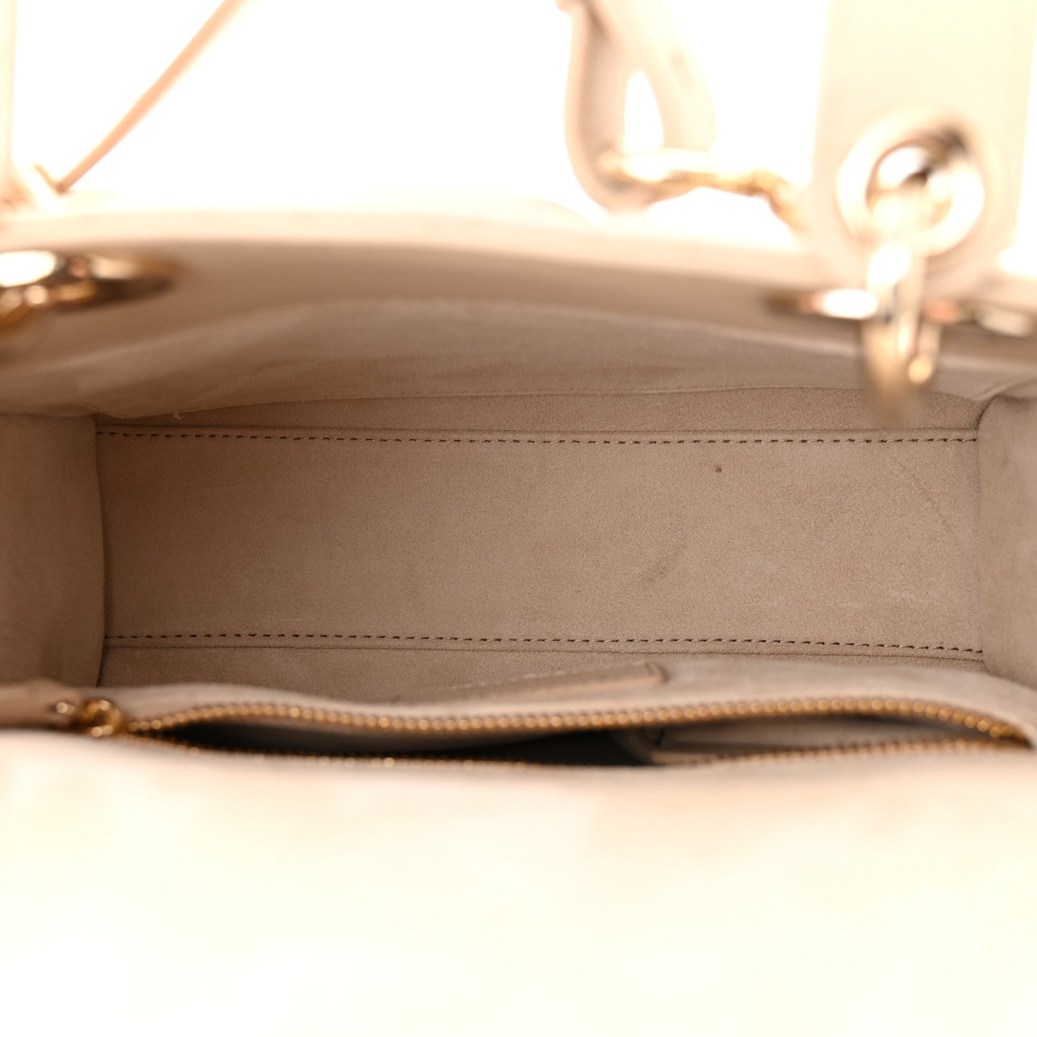 Christian Dior Lambskin Cannage Small My ABC Dior Lady Dior Beige 5 of 11