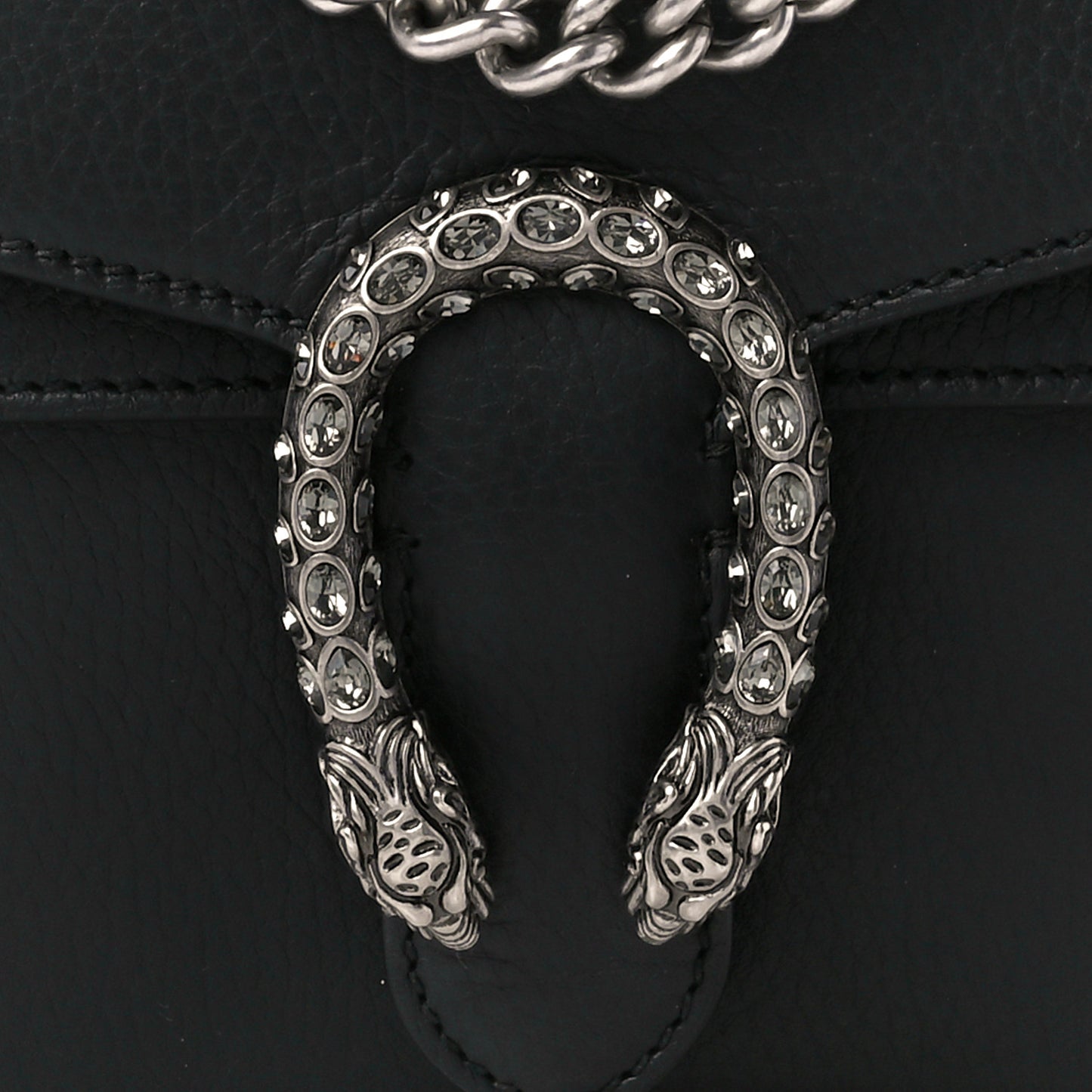 Calfskin Mini Dionysus Shoulder Bag Black