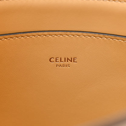 Celine Satinated Calfskin Maillon Triomphe Bucket Bag Sand 6 of 9