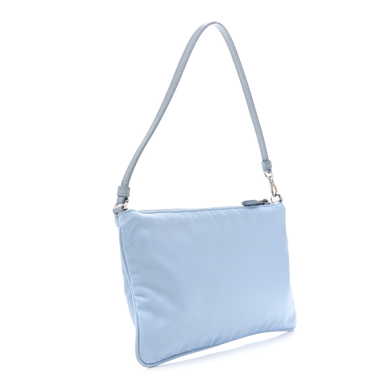 Prada Re-Nylon Vela Pouch Celeste 1836021 – FASHIONPHILE