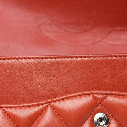 Chanel Lambskin Quilted Jumbo Double Flap Red 20 of 20