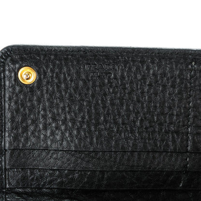 Prada Vitello Daino Continental Flap Wallet Nero Black 6 of 8