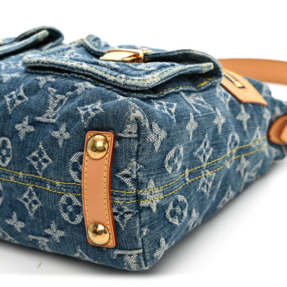 Louis Vuitton Monogram Denim Baggy PM Blue 10 of 12