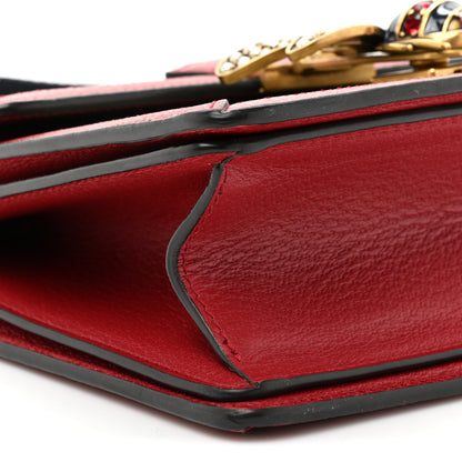 Gucci GG Supreme Monogram Small Queen Margaret Top Handle Bag Red 10 of 18