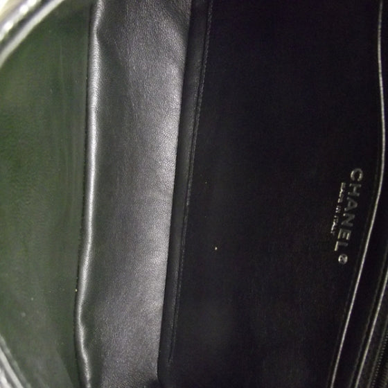 Caviar Jumbo Single Flap Black