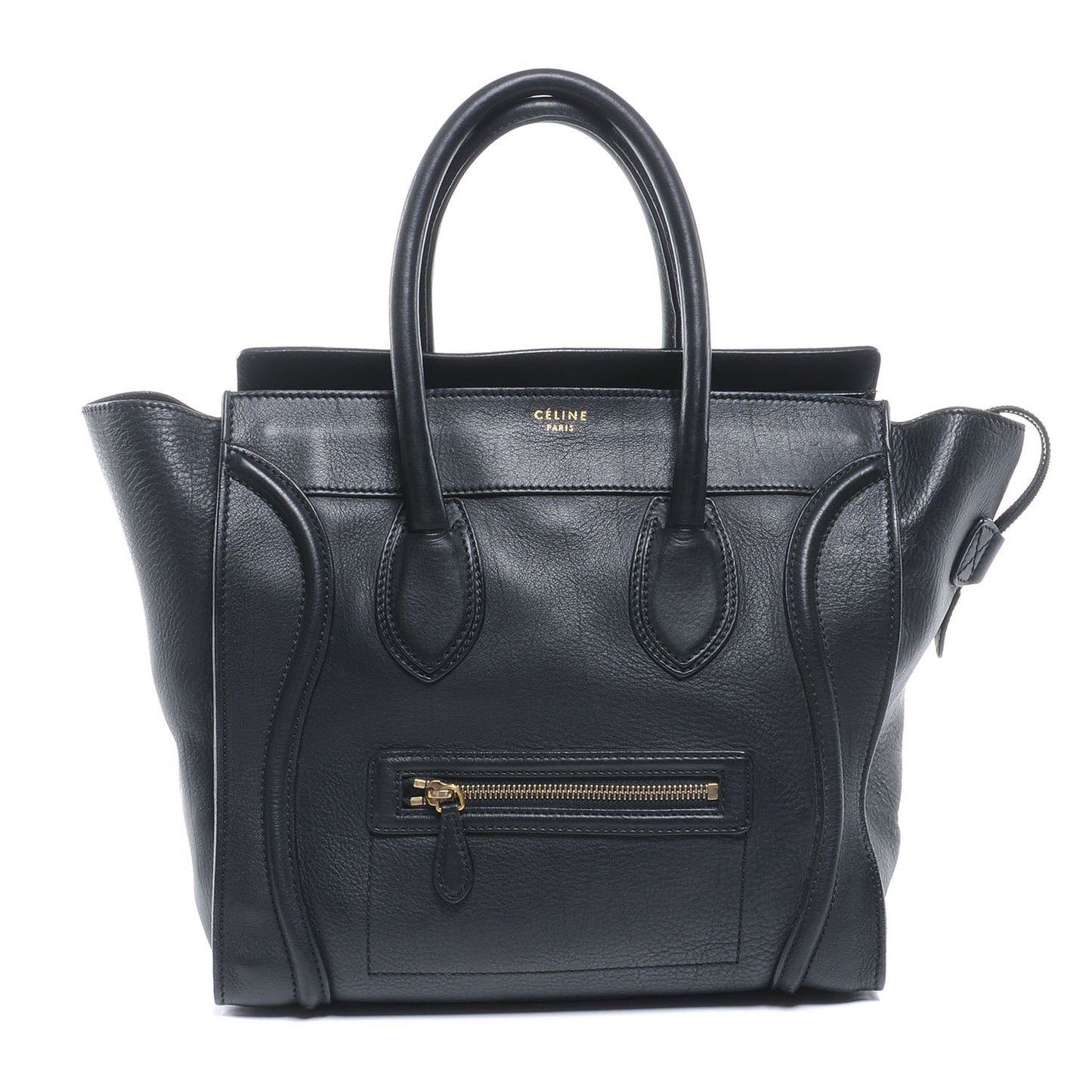 Smooth Calfskin Mini Luggage Black