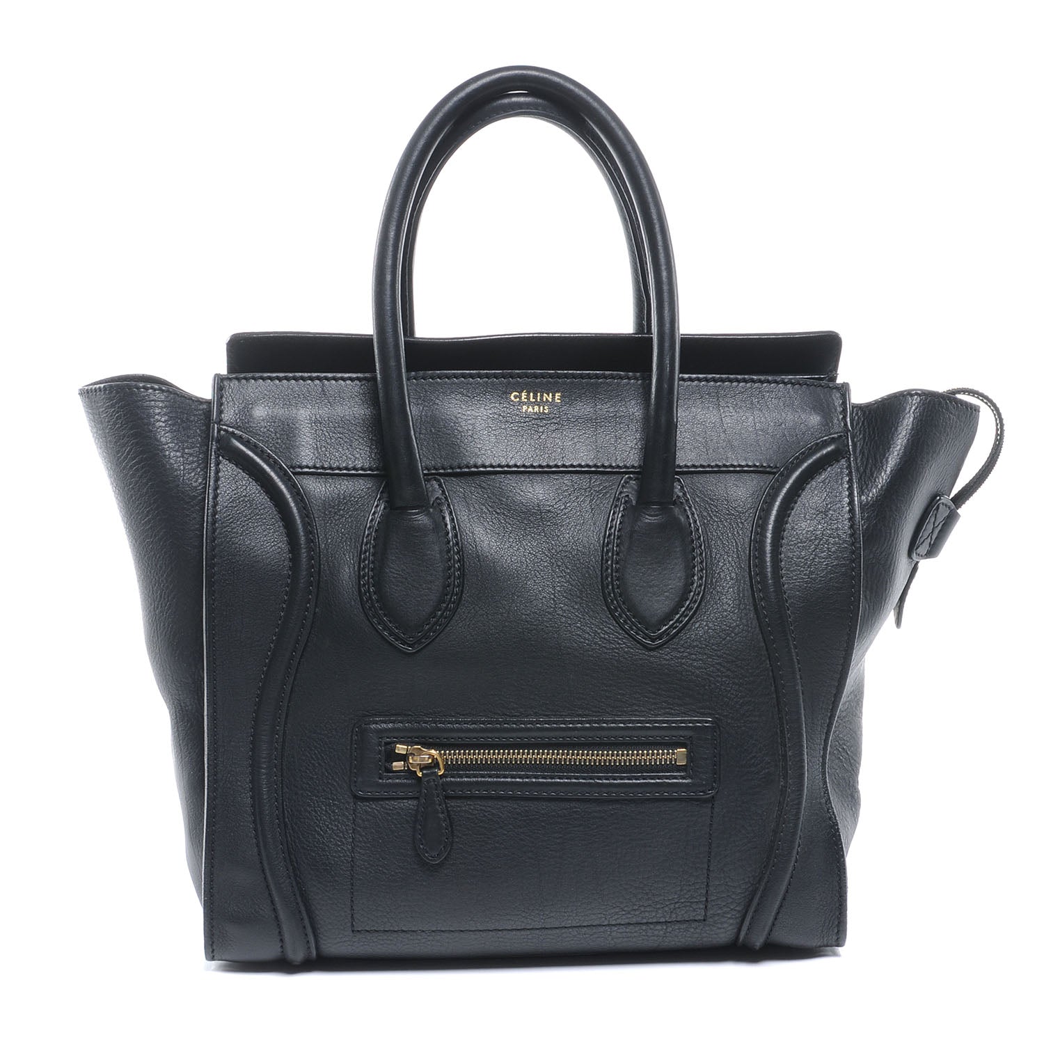 Celine Smooth Calfskin Mini Luggage Black 1 of 7