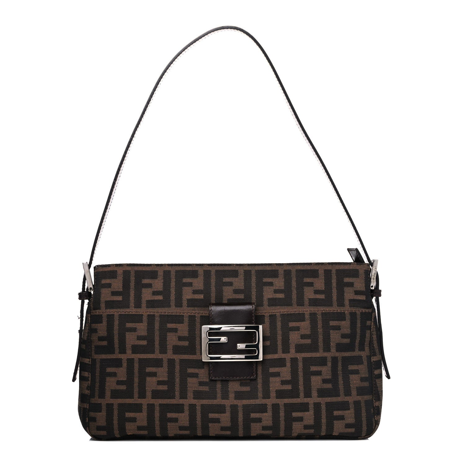 Fendi Zucca Shoulder Bag Tobacco 1 of 11