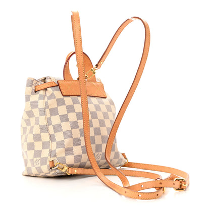 Louis Vuitton Damier Azur Sperone BB Backpack 3 of 20