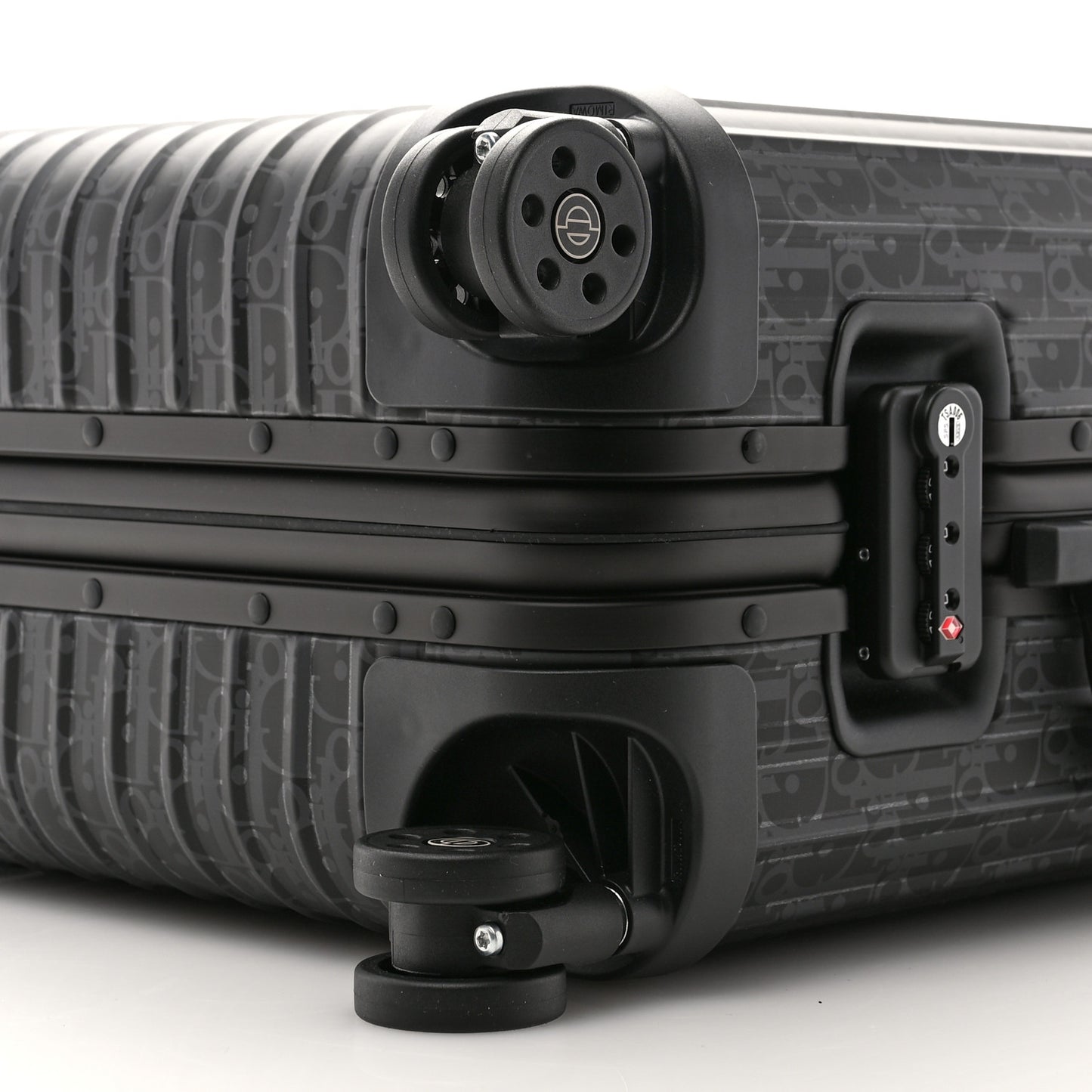X RIMOWA Aluminum Gradient Original Cabin Luggage Black