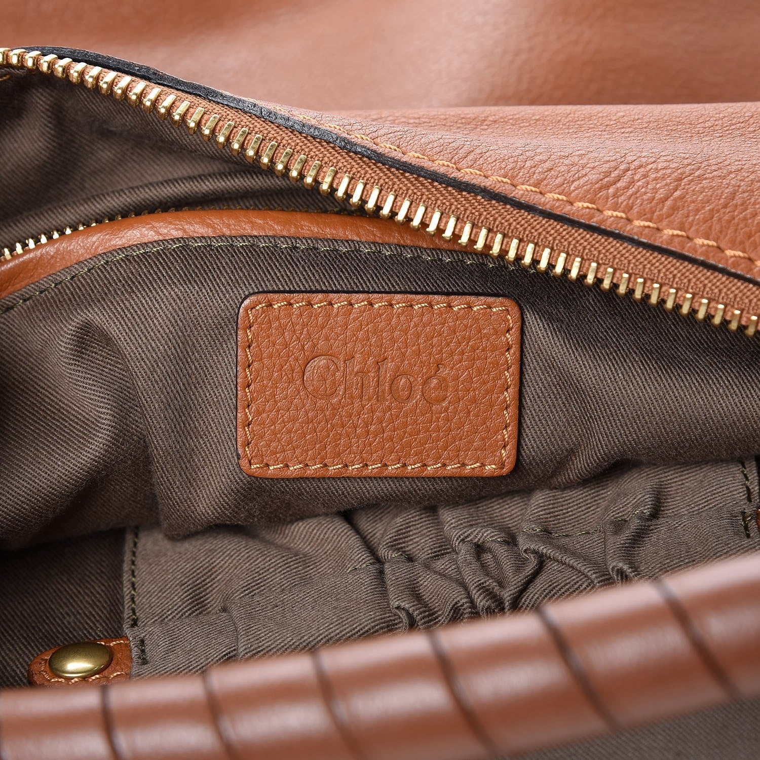 Chloe Calfskin Large Marcie Hobo Tan 6 of 8