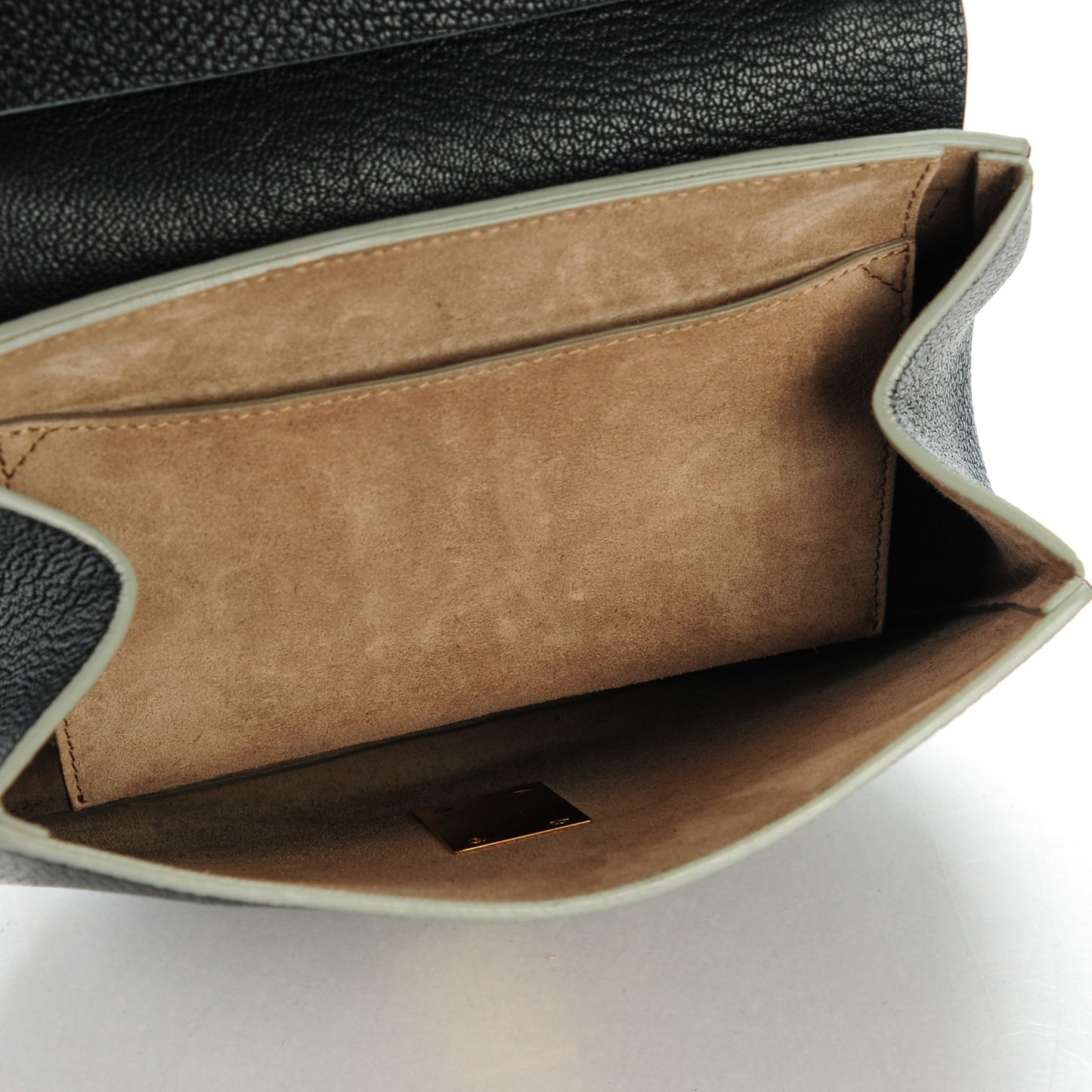 Goatskin Medium Drew Shoulder Bag Black