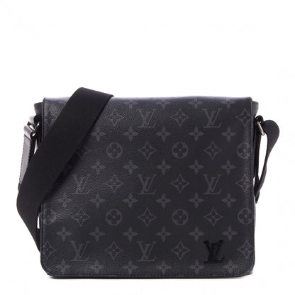 Louis Vuitton Monogram Eclipse District PM Black 1 of 8