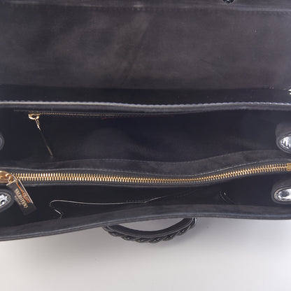 Valentino Garavani Patent Histoire Flap Black 6 of 11