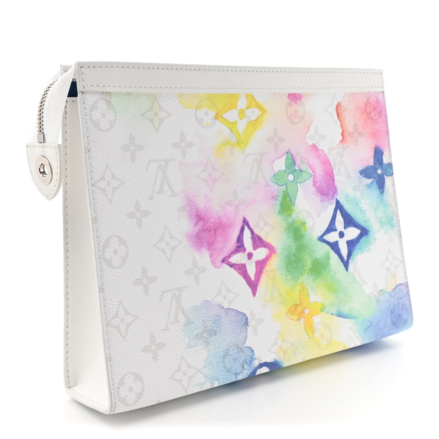 Louis Vuitton Monogram Watercolor Pochette Voyage MM Multicolor 3 of 8