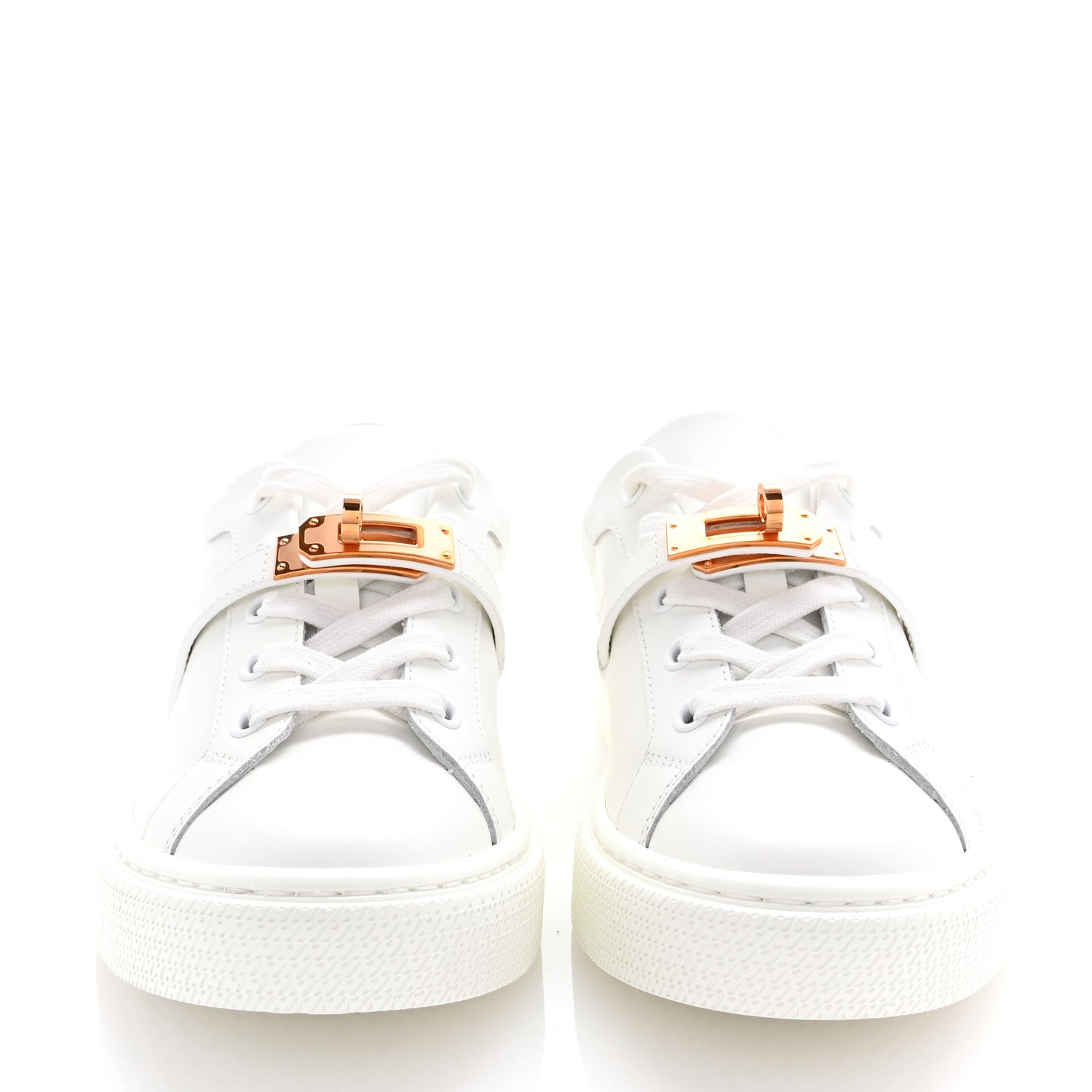 Hermes Calfskin Day Sneakers 35.5 White 3 of 10
