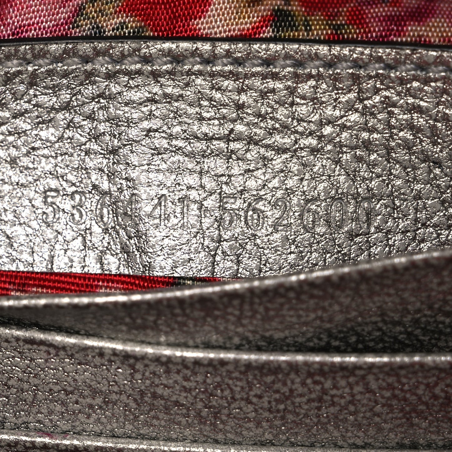 Laminated Nappa Web Trapuntata Mini GG Shoulder Bag Argento