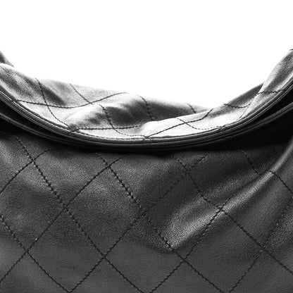 Chanel Lambskin Ultimate Soft Hobo Black 8 of 11