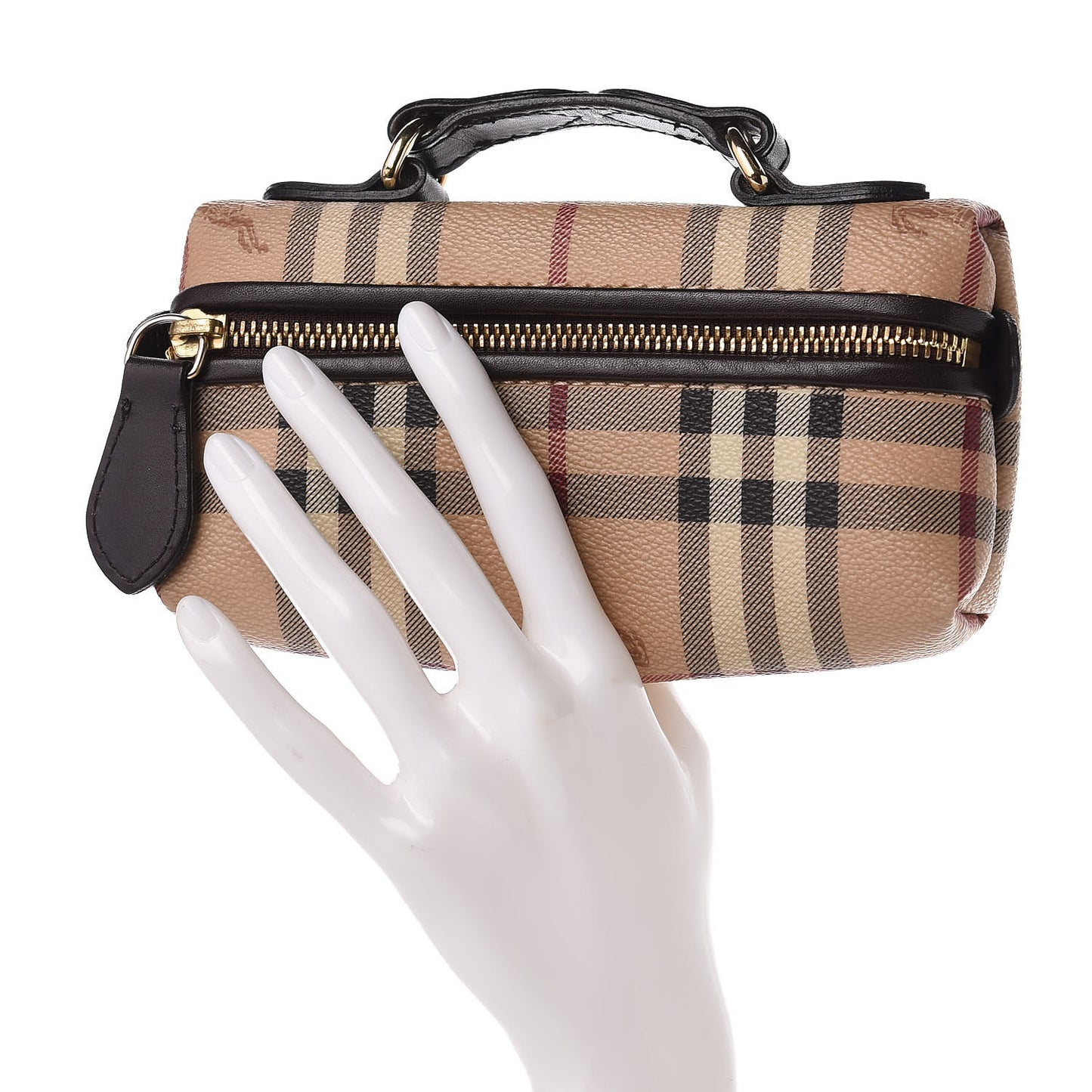 Haymarket Check Pouch Chocolate