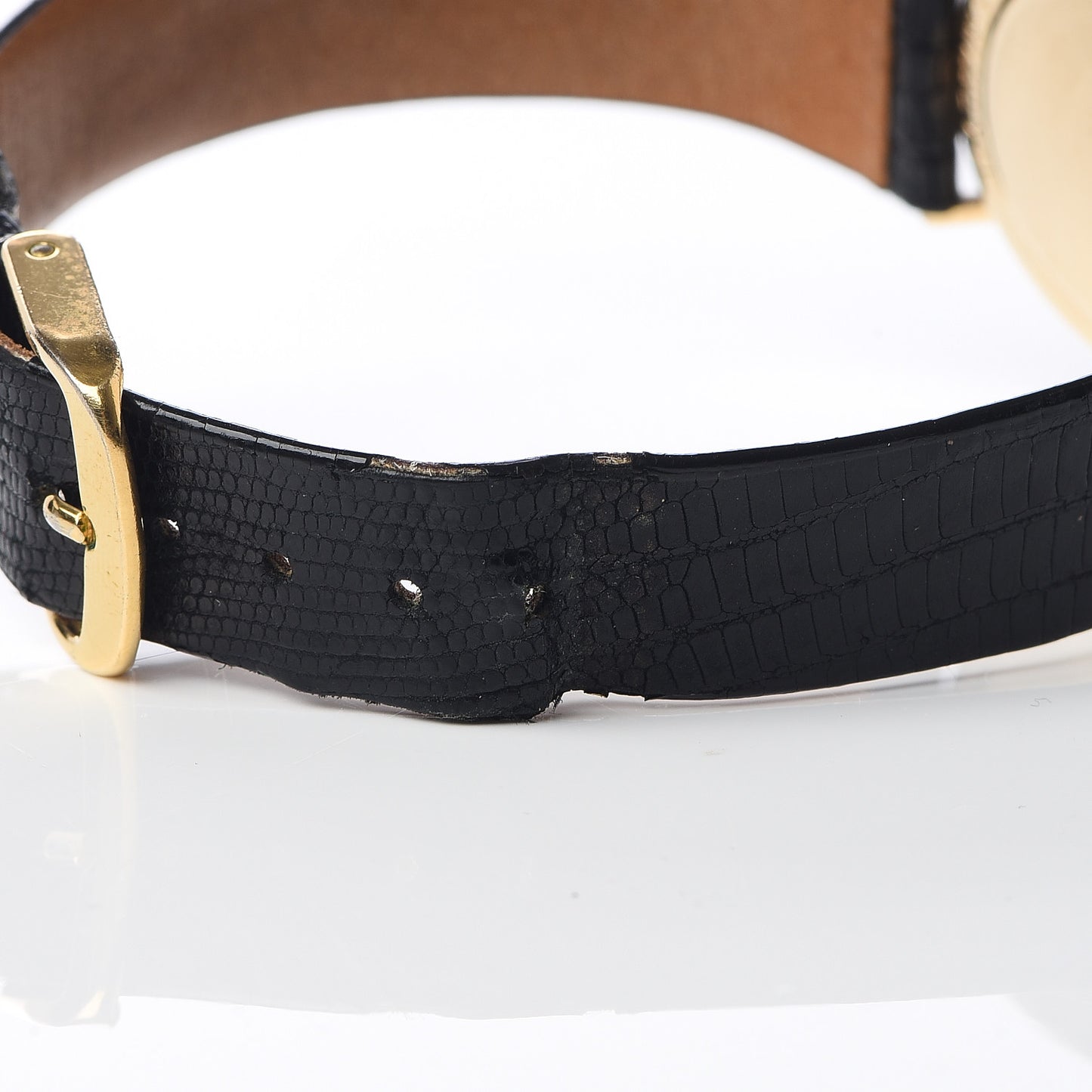 14K Yellow Gold Lizard 30mm Classic Quartz Watch