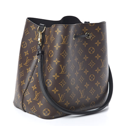 Louis Vuitton Monogram Neonoe MM Black 3 of 9