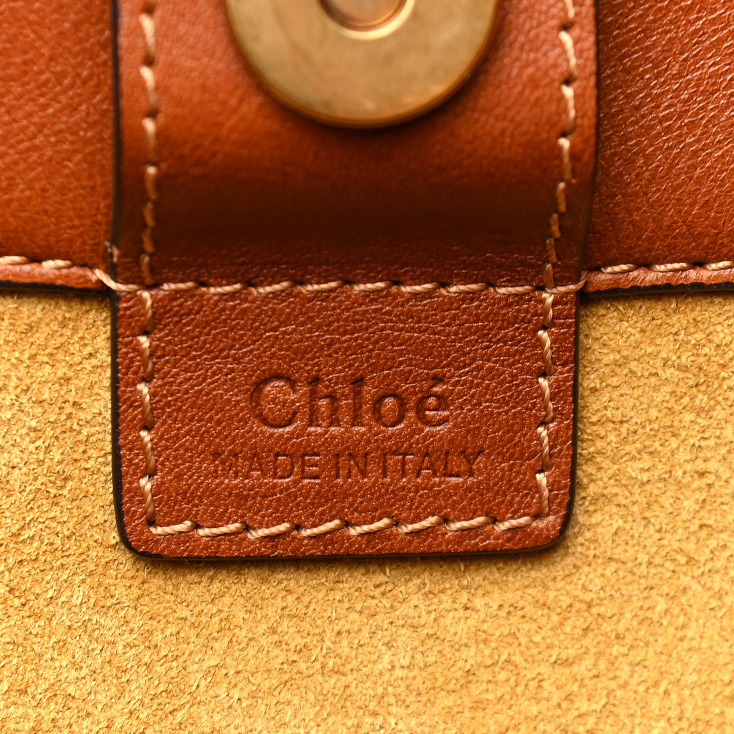 Smooth Calfskin Medium Milo Shopping Tote Caramel