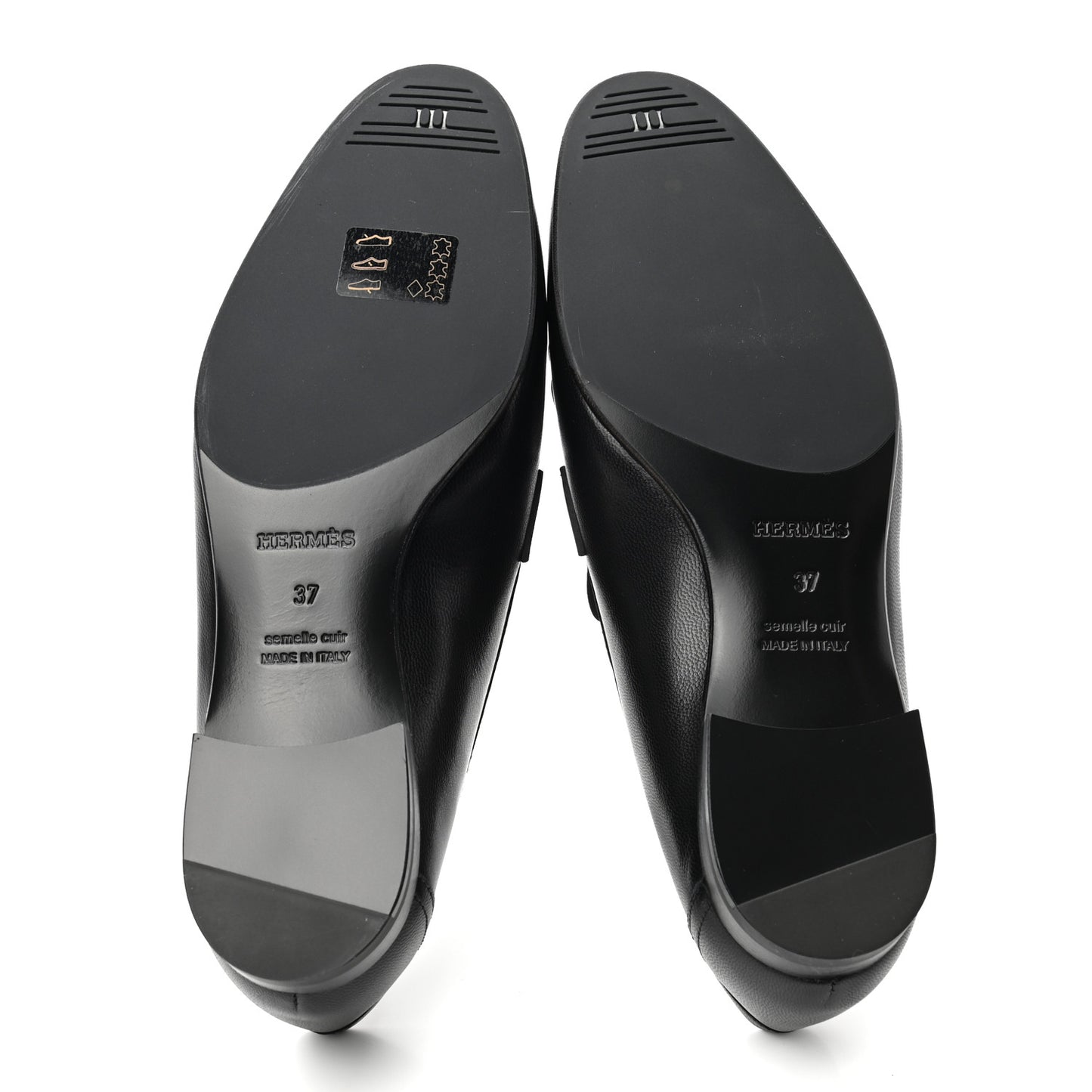 Goatskin Womens Royal Loafers 37 Black
