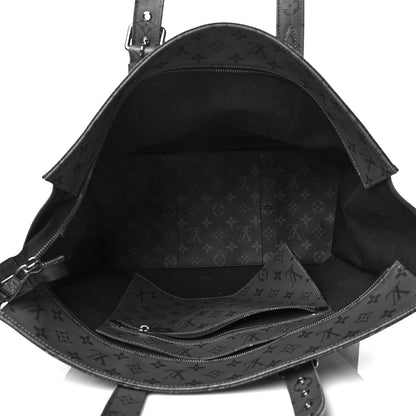 Louis Vuitton Monogram Eclipse Cabas Zippe GM Black 6 of 10