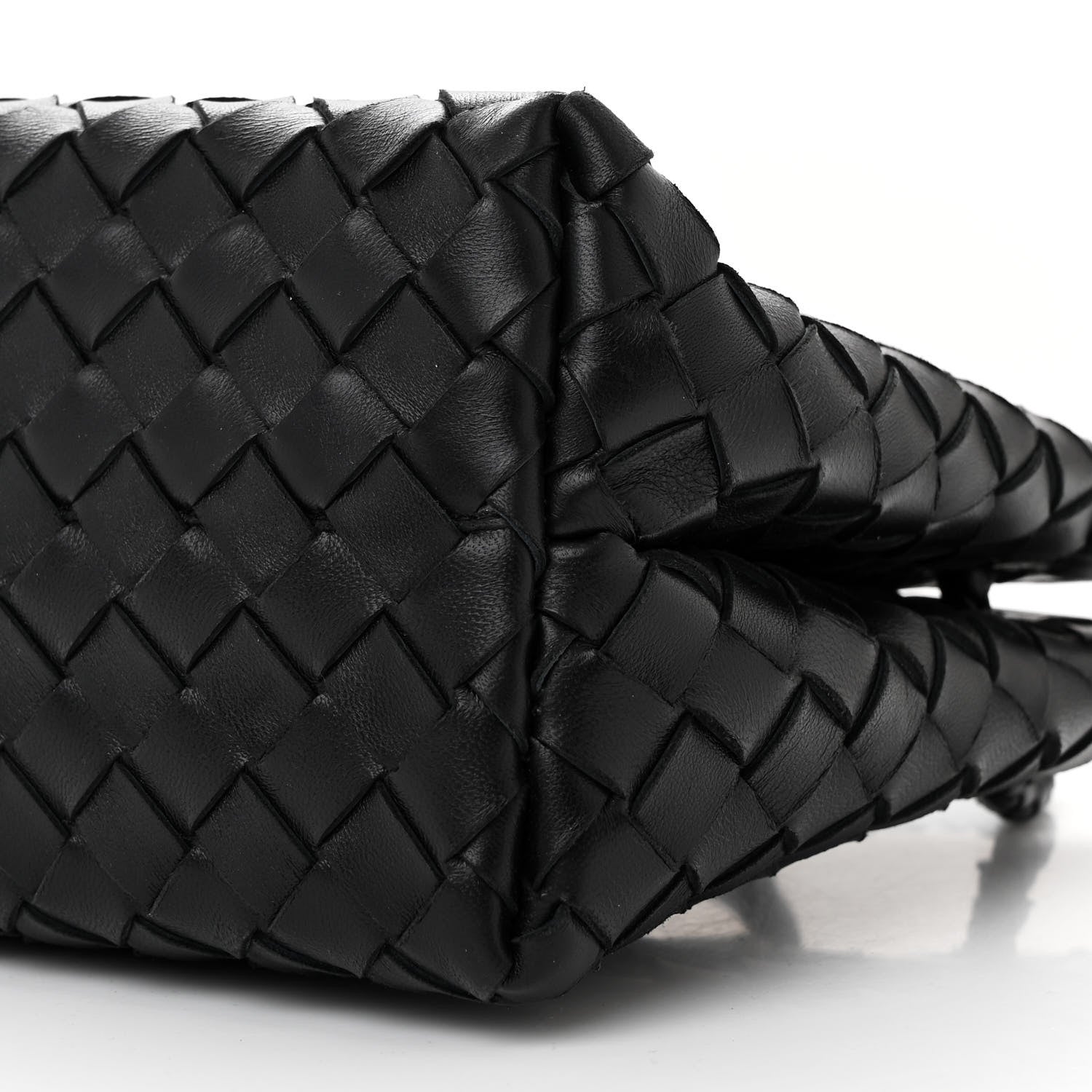 Bottega Veneta Nappa Intrecciato Small East West Andiamo Shoulder Bag Black 10 of 12