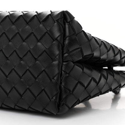 Bottega Veneta Nappa Intrecciato Small East West Andiamo Shoulder Bag Black 10 of 12