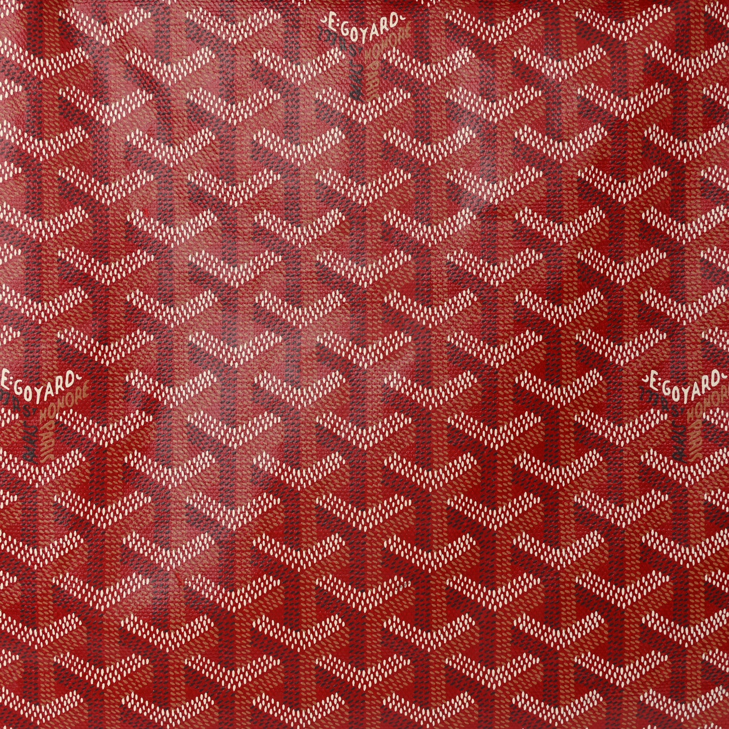 Goyard Goyardine Saint Leger Soft Briefcase Backpack Red 6 of 8