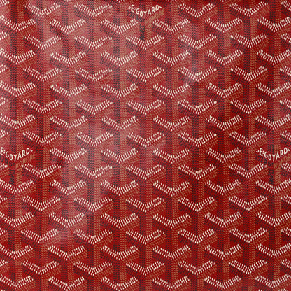 Goyard Goyardine Saint Leger Soft Briefcase Backpack Red 6 of 8
