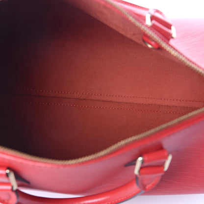 Louis Vuitton Epi Speedy 30 Castillan Red 4 of 8