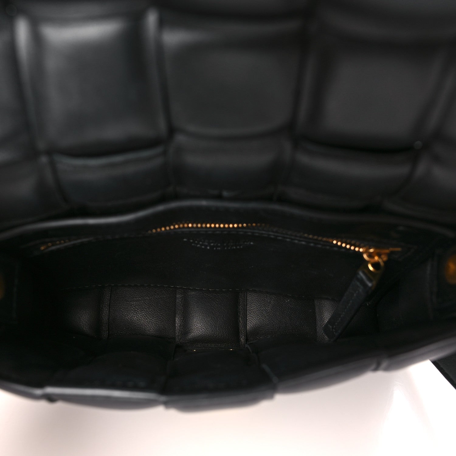 Bottega Veneta Nappa Maxi Intreccio Small Padded Cassette Crossbody Bag Black 5 of 9