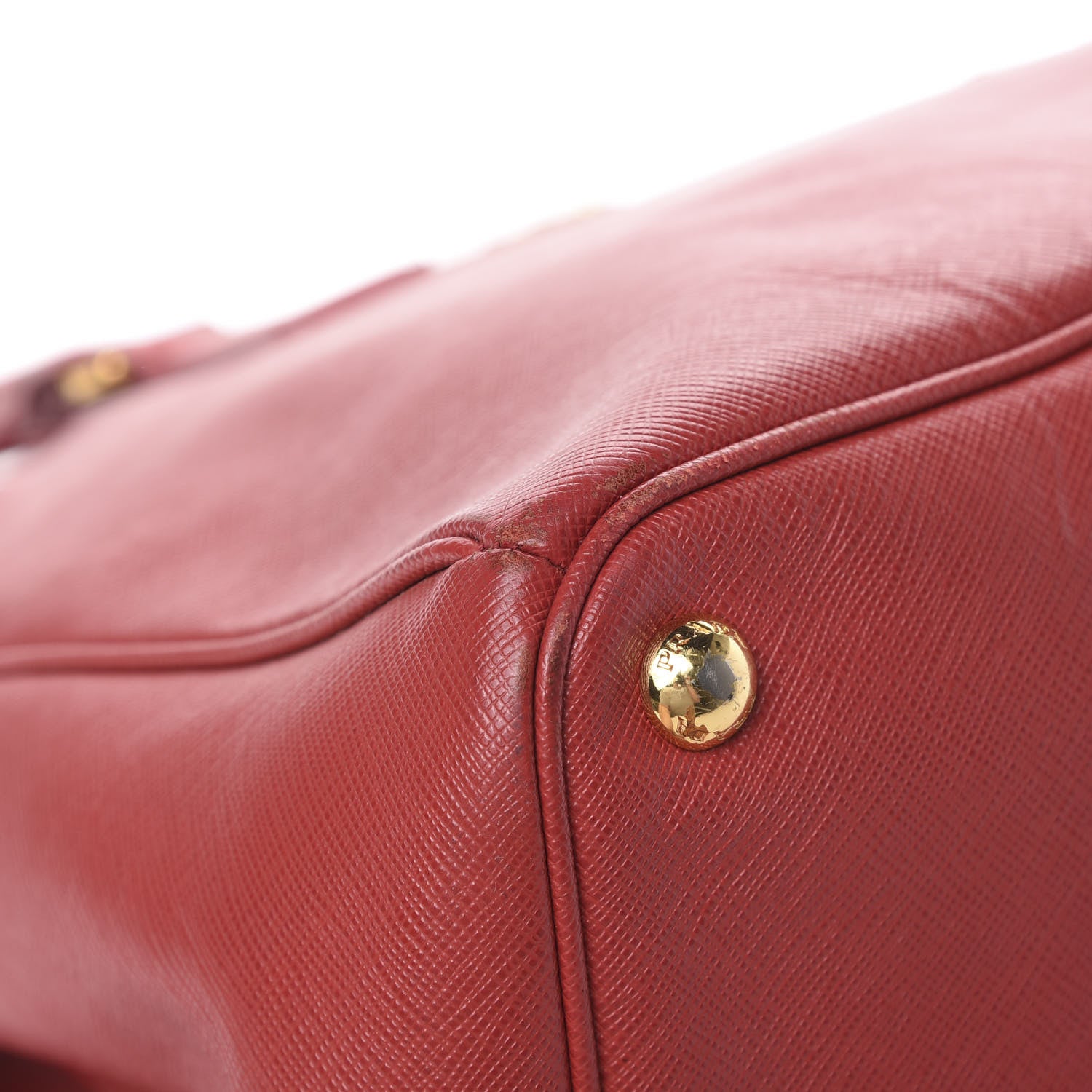 Prada Saffiano Large Tote Fuoco 8 of 19