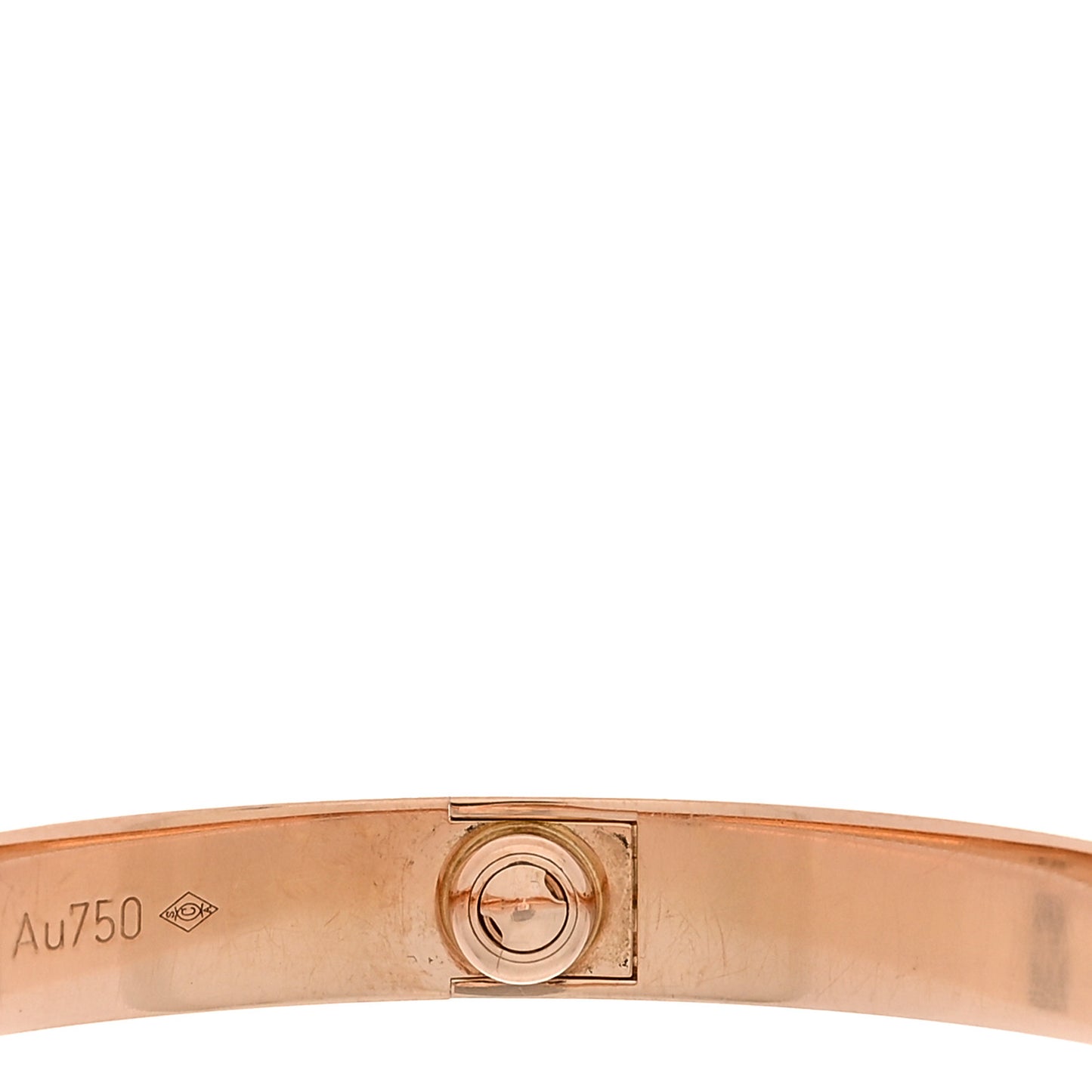 18K Pink Gold LOVE Bracelet 17