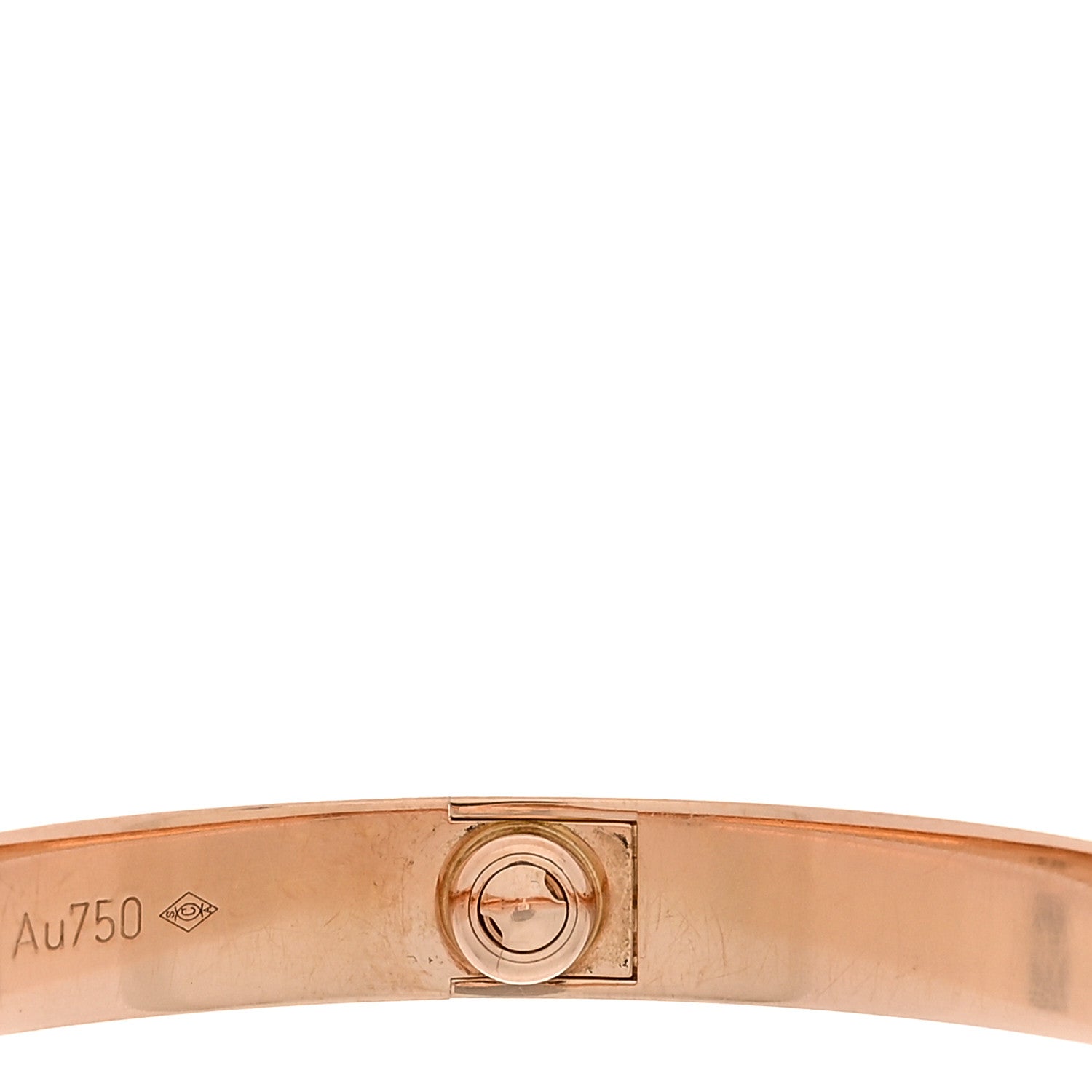 Cartier 18K Pink Gold LOVE Bracelet 17 7 of 9