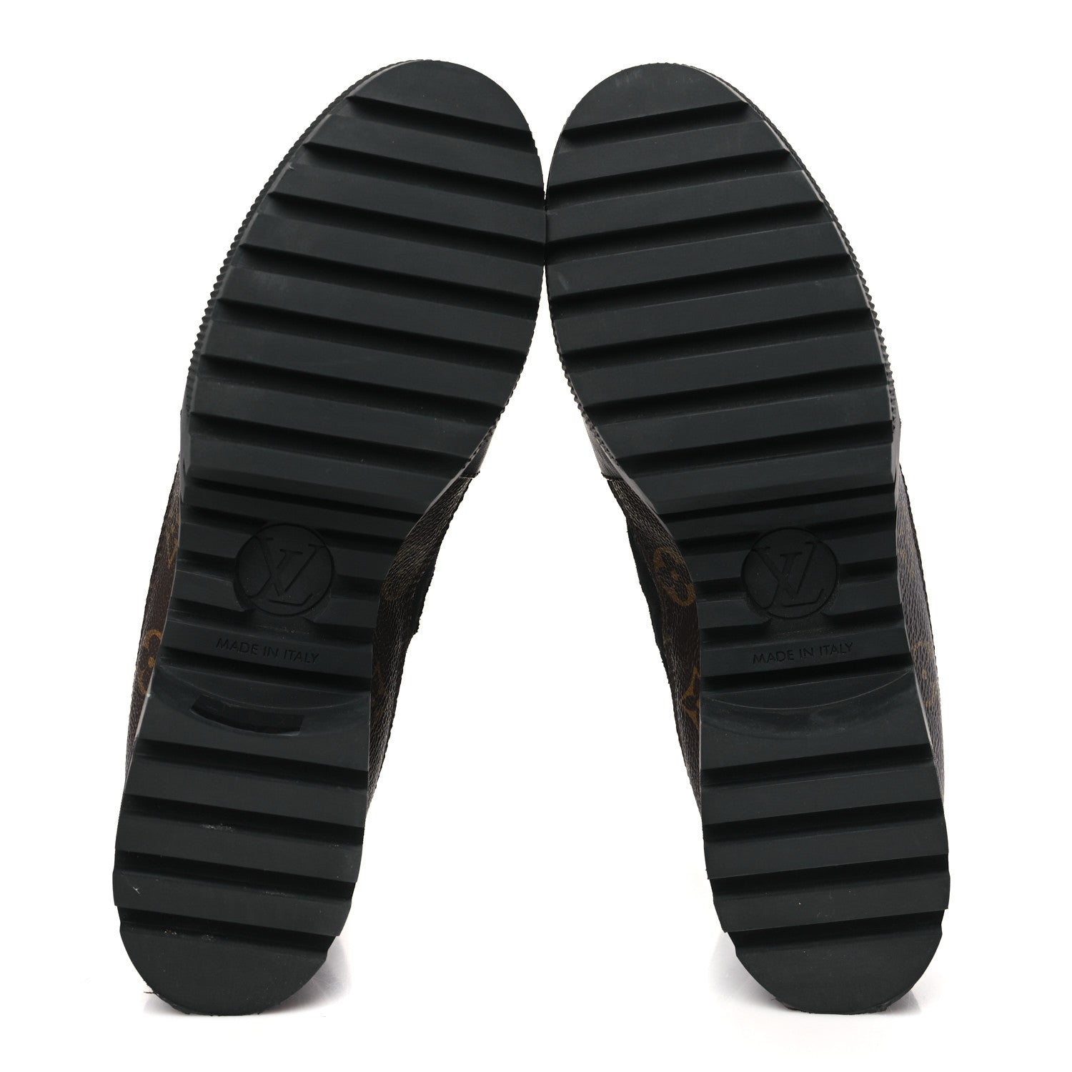 Louis Vuitton Suede Calfskin Monogram Laureate Platform Desert Boots 39.5 Black 6 of 8