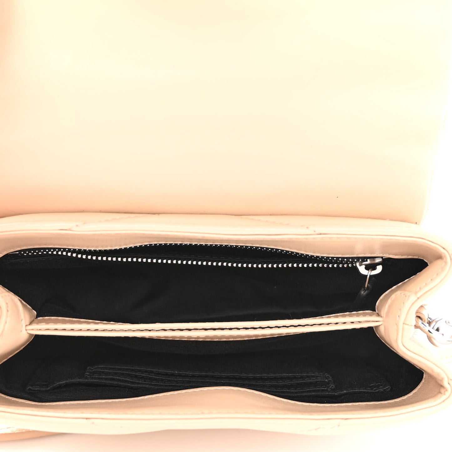 Calfskin Y Quilted Monogram Toy Loulou Crossbody Bag Nude Powder