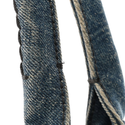 Prada Denim Small Logo Tote Bleu 11 of 14