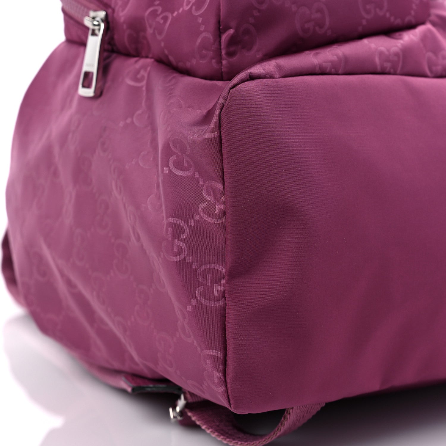 Gucci Nylon Monogram Small Single Buckle Backpack Pink 7 of 9