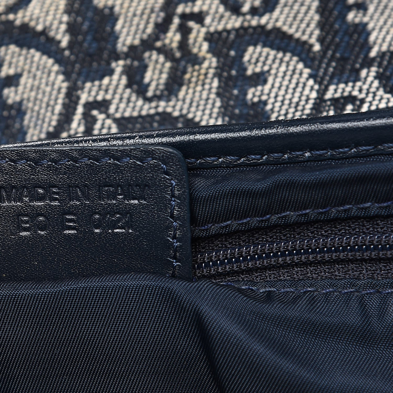 Christian Dior Monogram Saddle Bag Black 7 of 15