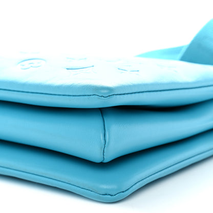 Louis Vuitton Lambskin Embossed Monogram Coussin PM Turquoise 10 of 10