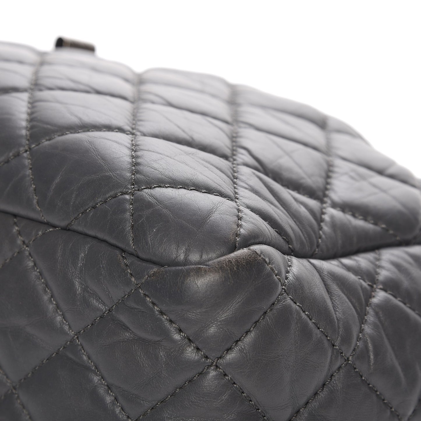 Aged Calfskin Reissue Medium Camera Case Gray