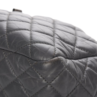 Chanel Aged Calfskin Reissue Medium Camera Case Gray 10 of 12