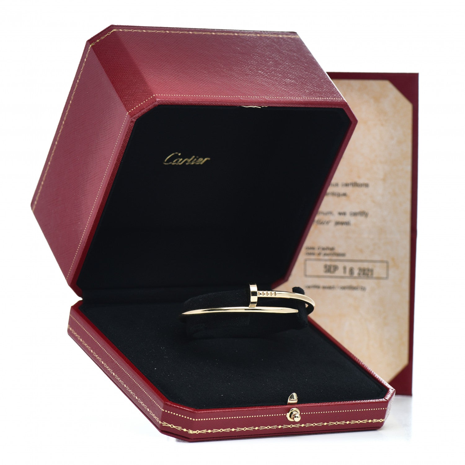 Cartier 18K Yellow Gold Juste Un Clou Bracelet 17 5 of 5