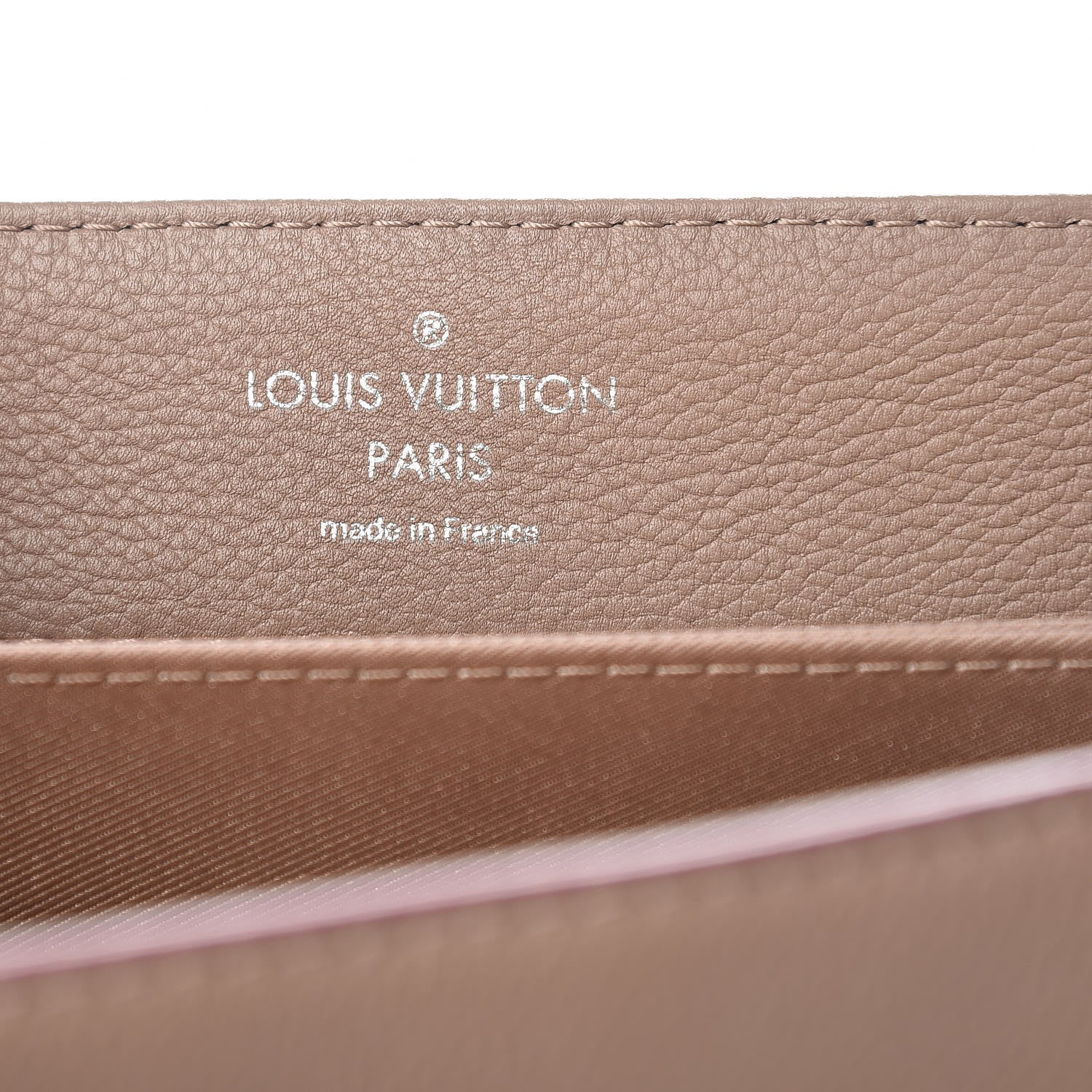Louis Vuitton Soft Calfskin Lockme II Top Handle Taupe Glace 6 of 9