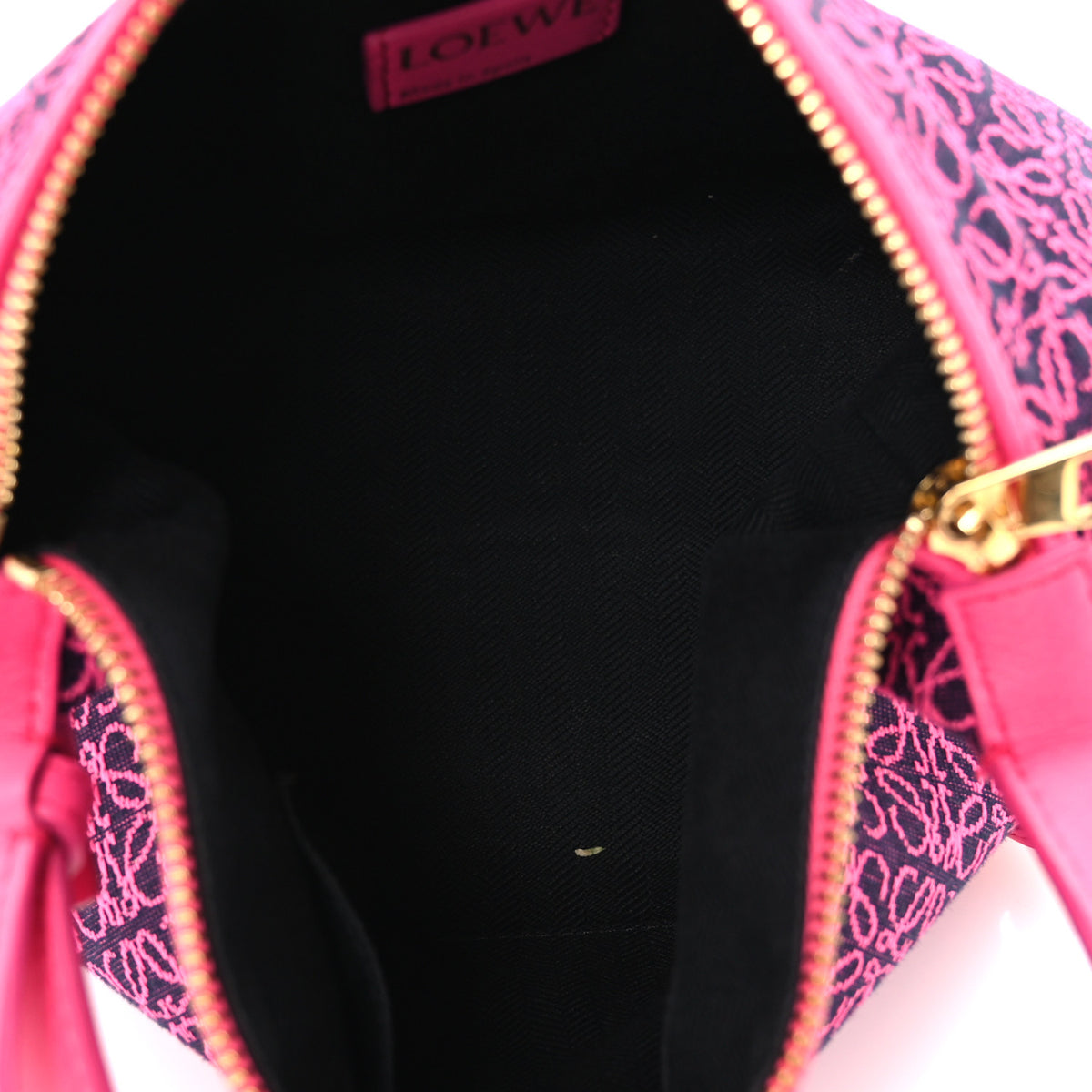 Jacquard Anagram Calfskin Small Cubi Bag Pink