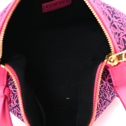 Loewe Jacquard Anagram Calfskin Small Cubi Bag Pink 5 of 11